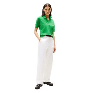 Polo en piqué de coton haut de gamme pour femme, manches courtes, coupe ajustée, décontracté, uni, pour le golf, le tennis, sportif, respirant, hauts de mode d'été - Product Image 2