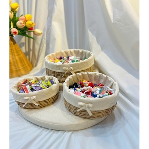 Cesta de Almacenamiento de Papel Tejida a Mano, Diseño Circular, Ecológica, de Alta Calidad, Novedad en Decoración y Organización del Hogar - Product Image 2