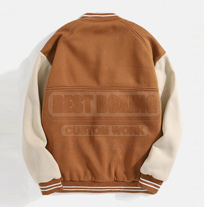 Veste Lettermen confortable sur mesure pour hommes veste d'hiver Lettermen à manches longues à vendre 2025 - Product Image 2