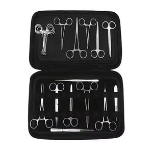 Juego de Instrumentos Quirúrgicos Veterinarios Manuales de Alta Calidad, Acero Inoxidable, Kit de Cirugía Básica para Operaciones de Animales Grandes, CE - Product Image 6