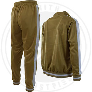 Chándal de entrenamiento Unisex ligero y elegante, chaqueta de cuello alto con cremallera para hombre, pantalones apilados elásticos de secado rápido, transpirables para invierno - Product Image 3