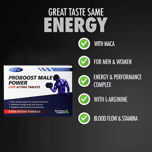 Produit d'amélioration masculine Maxdrive Energy personnalisable, film à la menthe, complément alimentaire à base de plantes, extrait d'épimédium, énergie masculine, film à la menthe Maca - Product Image 2
