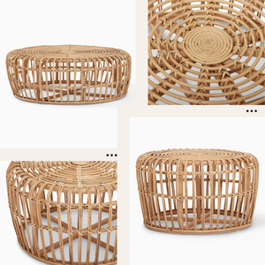 Vente en gros de meubles de salon de ferme moderne du Vietnam Centre de thé Table basse en bois de rotin fabriquée au Vietnam - Product Image 5