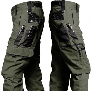 Pantalones Tácticos para Hombre, Impermeables, Pantalones Impermeables para Hombre, Pantalones de Exterior con Múltiples Bolsillos, Resistentes al Desgaste, Pantalones Cargo - Product Image 1