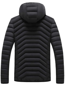 Men's Women's High-quality Winter Heated Bomber <b>Jacket</b> High Quality <b>Padded</b> Hood Stand Collar <b>Waterproof</b> Hot Selling High Street - Product Image 2