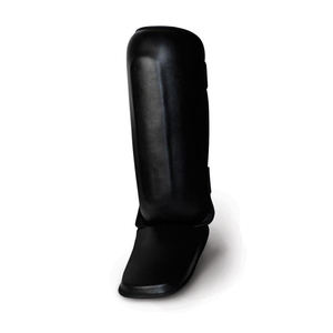 High Quality Muay Thai <b>Shin</b> Guard Genuine Leather PU <b>Shin</b> <b>Pads</b> Custom Logo Boxing MMA Kickboxing Guards Safety Gear Pakistan - Product Image 5