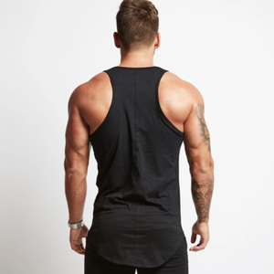Débardeurs de sport en coton pour hommes sur mesure, respirants, tricotés, avec logo, pour la musculation, la remise en forme, logo personnalisé, salle de sport - Product Image 3