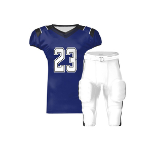 Nuevo Diseño Transpirable de Uniforme de Fútbol Americano de Manga Corta para Invierno, Servicio OEM, Conjuntos de Jersey para Hombre - Product Image 2