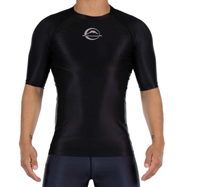 Alta calidad de los hombres de compresión Rash Guard BJJ Top de entrenamiento de manga corta UPF50 + Premium Gym MMA Active Wear - Product Image 4