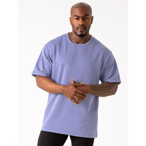 เสื้อยืดผู้ชายผ้าฟลีซผ้าฝ้ายเปิดไหล่ปล่อยเร็วแบบลำลองสวมใส่สบายสำหรับเล่นกีฬา100% สตรีทย้อนยุคสำหรับฤดูร้อน - Product Image 3