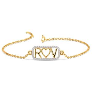 Bracelet en diamant en or massif 14 carats, bijoux en diamant de laboratoire Bracelet en diamant de laboratoire Bijoux de tous les jours Cadeau pour son amour - Product Image 6