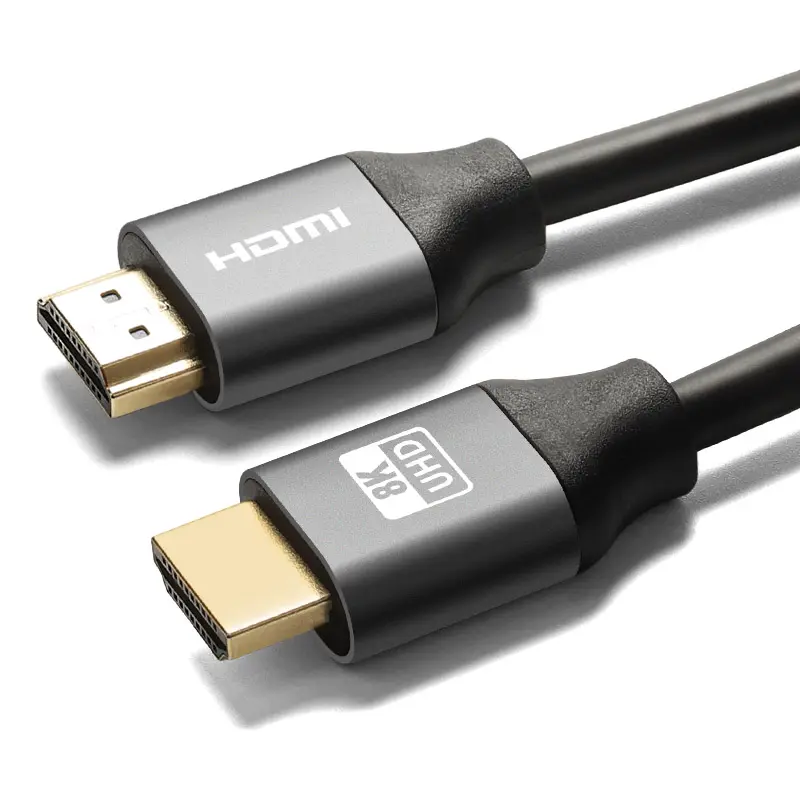 Grosir kabel laki-laki ke laki-laki HDMI 2.1 Oem 48Gpbps 8K 60Hz 4K 120Hz 8K kabel hdmi ke hdmi