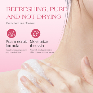 <span class=keywords><strong>Gel</strong></span> <span class=keywords><strong>Douche</strong></span> Exfoliant Parfumé OEM 520ml Longue Durée Rose/Lavande/Sakura Hydratant Blanchissant - Product Image 2