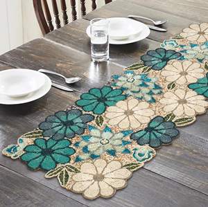 Fresh Arrival Golden Beaded Designs Home Restaurant Hotel Designs Multiple Size Shape Available Designer <b>Mats</b> & Pads Flatware - Product Image 4