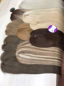 Les toppers de cheveux humains de Superior Hair sont faits à la main avec des cheveux humains de qualité 100% luxe - Product Image 3