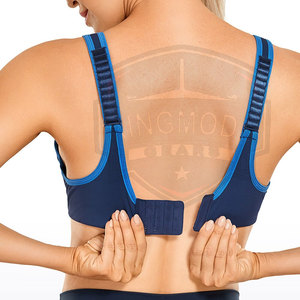 Nouveau soutien-gorge de sport respirant pour femme avec bretelles dos nu, logo frontal, maintien moyen pour l'entraînement, la gym et le yoga - Product Image 4