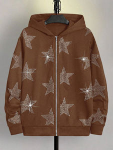 Oem Wholesale <b>Rhinestone</b> Hoodie Plus Size Men <b>Hoodies</b> & Sweatshirts High Quality top Pullover Men <b>Rhinestone</b> <b>Hoodies</b> - Product Image 6