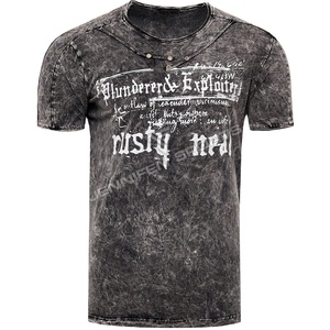 T-shirt pour homme de haute qualité en coton 100% lavé à l'acide, coupe ample, manches courtes, léger, séchage rapide, respirant, imprimé sur mesure - Product Image 1