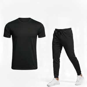 Conjunto Deportivo de Verano 2026 de Alta Calidad, Personalizado, Simple, Unisex, Camiseta Informal con Estampado Personalizado, Pantalones Deportivos Transpirables de Secado Rápido - Product Image 1