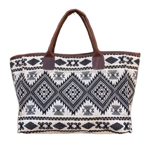 Bolso de Mensajero para Mujer, Estilo Bohemio Indio, Diseño de Alta Capacidad, Hecho a Mano, con Cuentas, para la Noche o Compras, con Diseño Geométrico - Product Image 1