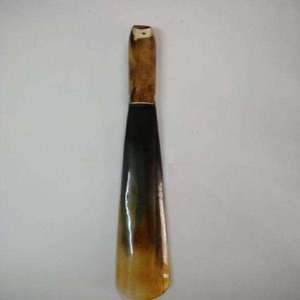 Corne de boeuf véritable faite à la main en cuir de corne de buffle durable en plastique métal bois aide à chaussures avec qualité d'exportation à long manche de l'Inde - Product Image 5