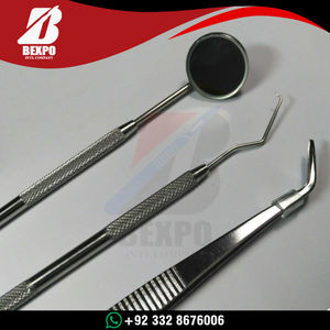 Kit d'examen dentaire, hygiène de base, pince, miroir, explorateur, kit d'outils de nettoyage - Product Image 6