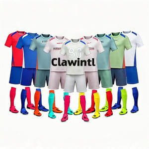 Vente en gros de kits personnalisés kit de football complet ensemble uniformes de football pour hommes maillot de football ensemble d'équipe maillot de football professionnel - Product Image 5