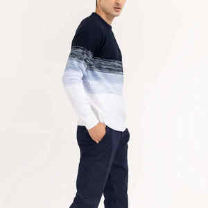 Sweat-shirt pour homme de haute qualité, bicolore, multicolore, prix bas, nouveautés, manches longues, séchage rapide, faible MOQ - Product Image 5