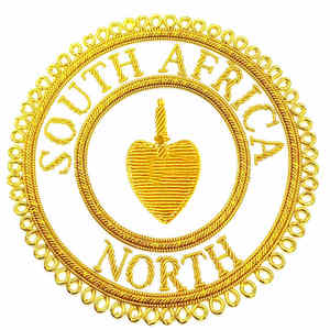 Masonic Craft Provincial Undress Delantal Insignia Mejor calidad Masonic Regalia Delantal Insignias para uniforme - Product Image 3