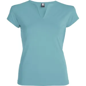 T-Shirt Personalizzata con Scollo a V Belice per Merchandising Promozionale - Product Image 5