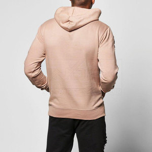 Street Style Custom Oversize Distressed <b>Hoodies</b> Blank <b>Plain</b> Bulk Winter Men's Distressed <b>Hoodies</b> - Product Image 3