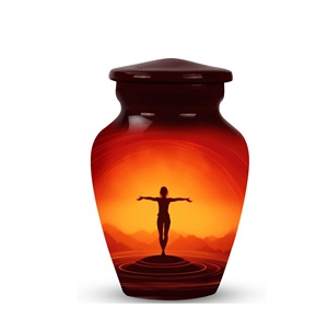 โกศอย่างสงบภายในสำหรับขี้เถ้ามนุษย์ผู้ใหญ่ผู้ชายโกศสำหรับใส่ของเผาศพอุปกรณ์ฝังศพชายและหญิงกำหนดขนาดเอง - Product Image 1