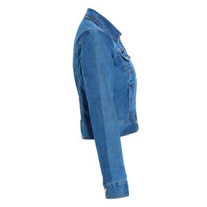 Veste en jean de qualité supérieure pour femmes, couleur personnalisée, coupe classique, vêtement décontracté, doublure en coton, rembourrage en coton, hiver, OEM imprimé - Product Image 3