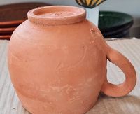 Tasses en argile écologiques traditionnelles faites à la main, tasses en terre cuite marocaines artisanales, tasses personnalisées