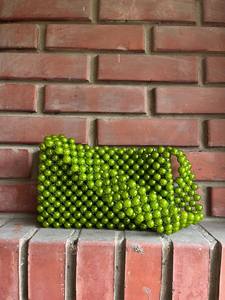 Posavasos con cuentas de vidrio hechos a mano-Diseño clásico con respaldo de poliéster (4x4 pulgadas) MS HANDICRAFT Iglesia portátil y regalos religiosos - Product Image 2