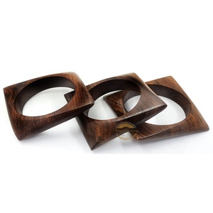 Bracelet en bois Sheesham bracelet en bois de forme ronde (AC 5471) meilleure qualité par Ayaans créations bracelet en bois - Product Image 4