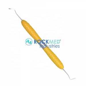 Kit de instrumentos de llenado de resina Dental Manual reutilizable, Instrumentos dentales de Metal de acero inoxidable, mango rígido de silicona de tacto suave - Product Image 5