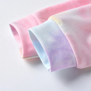Sudadera con Capucha Personalizada de Manga Larga con Estampado Tie Dye para Niños y Niñas, Sudadera de Felpa Sublimada con Tie Dye - Product Image 6