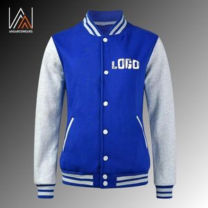 Blouson de baseball unisexe court en laine pour homme, style universitaire, idéal pour l'hiver, vente en gros, pour couple, style Letterman, OEM - Product Image 6
