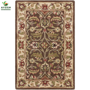 Tapis de sol en laine naturelle Tapis d'intérieur en laine faits à la main pour le salon la chambre à coucher et la maison - Product Image 4