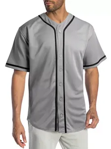 Uniforme de baseball 100% polyester, nouvelle arrivée, haute qualité, sur mesure, vêtements de sport respirants, séchage rapide, 240g, unisexe, adultes - Product Image 4