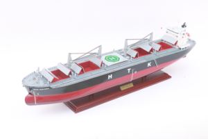 HTK GALAXY SHIP Modèle de bateau en bois fabriqué à la main Navire commercial pour exposition ou collection pour Noël - Product Image 3