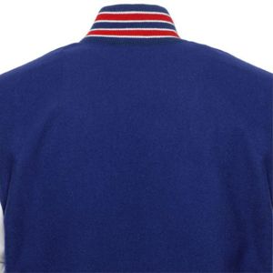 Chaqueta universitaria duradera de cuero de lana para hombre: alta calidad, cómoda y perfecta para el uso diario y la comodidad atlética - Product Image 6