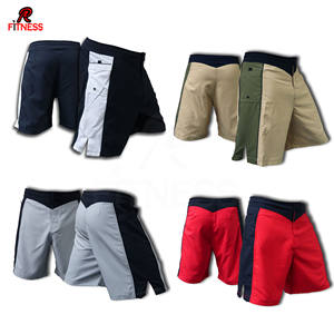 Shorts MMA pour hommes, extensibles dans les quatre sens, durables, légers, pour la salle de sport, l'entraînement décontracté, entraînement personnalisé, logo, taille élastique pour la boxe - Product Image 1