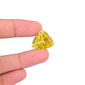 Cuarzo Limón Natural Calidad AA 17x20MM Corte Trillón Normal 30.55Cts 1 Pieza Gema Suelta para Joyería Ishu Gems - Product Image 1