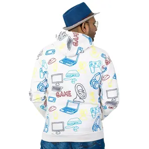 Pull à capuche personnalisé pour les garçons et les filles Gamming Coupe unisexe avec options de conception personnelles Élégant, durable et confortable - Product Image 5