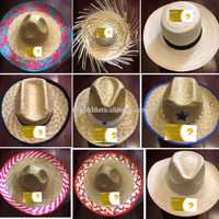 Chapeau Fedora Fait Main de Haute Qualité en Feuilles de Pandanus Naturelles Écologique pour Usage Unisexe - Activités de Pêche en Plein Air - Caryln