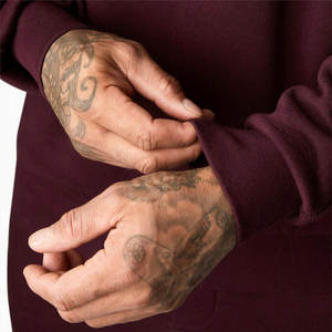 2025 hommes personnalisé col rond survêtement survêtement Streetwear à capuche avec Logo sérigraphie hommes polaire survêtement en vente - Product Image 5