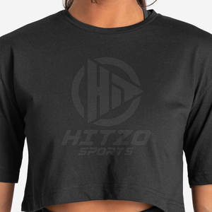 Camiseta corta para mujer con logotipo personalizado, Camiseta corta superventas para mujer, Camiseta corta de alta calidad - Product Image 3