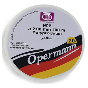 Ruban à mesurer en polypropylène blanc Overmann de 100 m, diamètre de 2 mm et capacité de 65 kg, lot de 6 - Product Image 2
